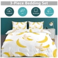 thumbnail image 2 of Colorful Yellow Banana 3D Duvet Cover Set Quilt Cover Theme of for Bedroom Decoration, 2 of 6