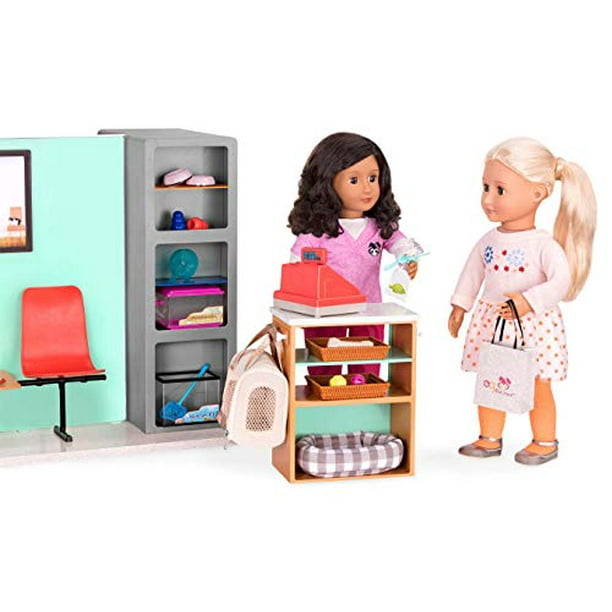 Our generation- Pet Store Set- Toys, Accessories Playsets for 18 Dolls-  Ages 3 Years Up 