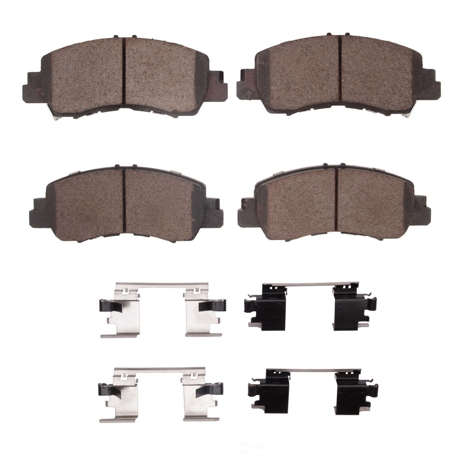 Dynamic Friction Company 1551-2178-01 DFC 5000 Advanced Brake Pads - Ceramic and Hardware Kit - OE