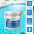 thumbnail image 4 of Pastillas De Cloro Para Piscinas Tabletas de cloración de 100 g, 300 g, 1 libra, suministros multifuncionales para piscinas (1 libra), 4 of 5