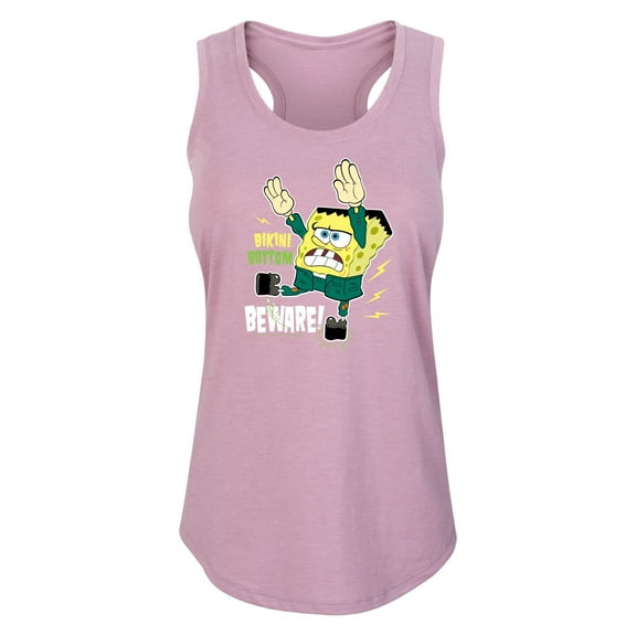 SpongeBob SquarePants - Bikini Bottom Beware - Women's Racerback Tank Top