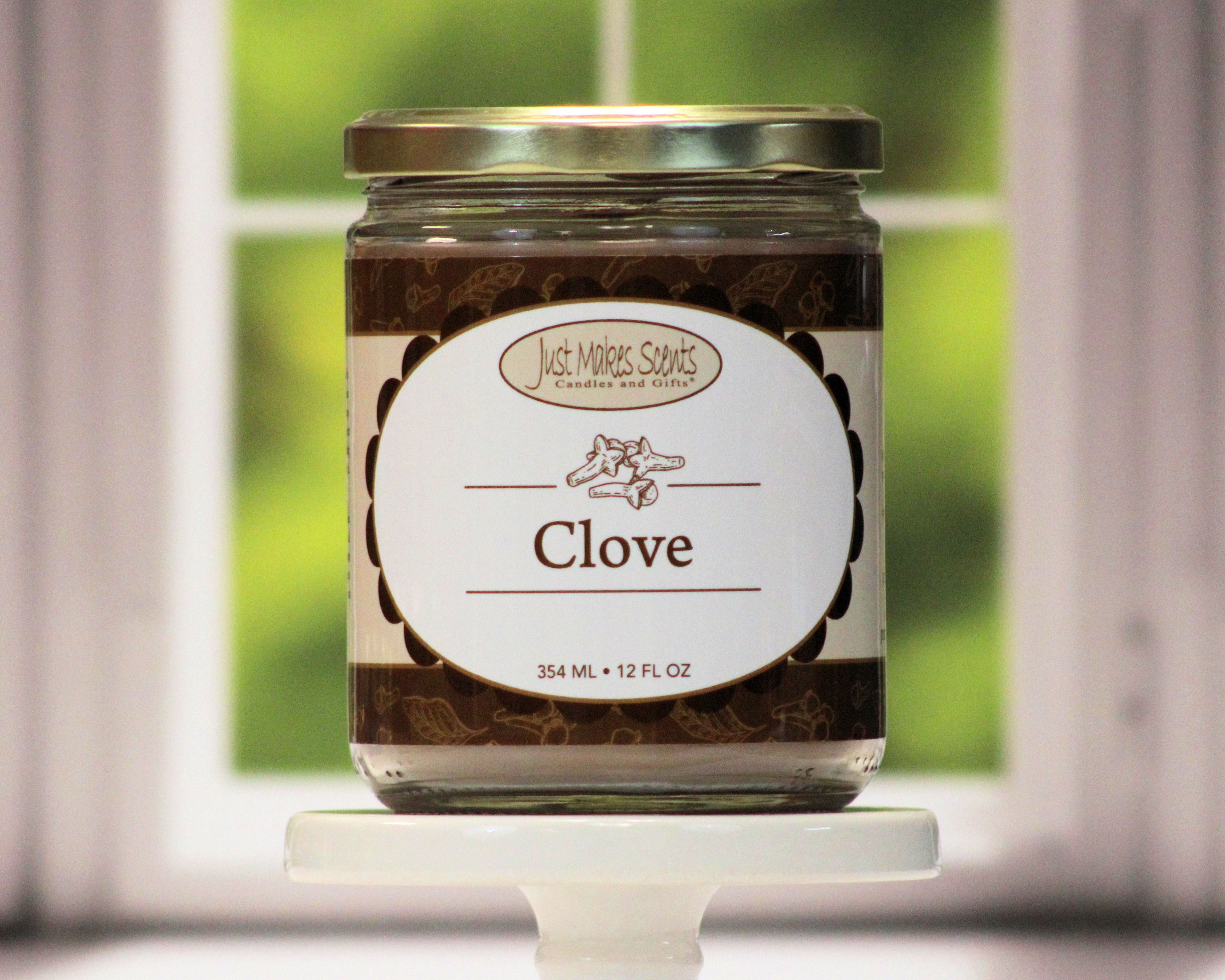 Clove Salsa Jar Candle 12oz -Just Makes Scents Candles & Gifts