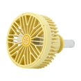 thumbnail image 2 of Ventilador de ventilación de aire para automóvil, rotación USB 360, accesorio colorida firmemente , para automóvil, camión, , AMARILLO Baoblaze Ventiladores de coches eléctricos, 2 of 8