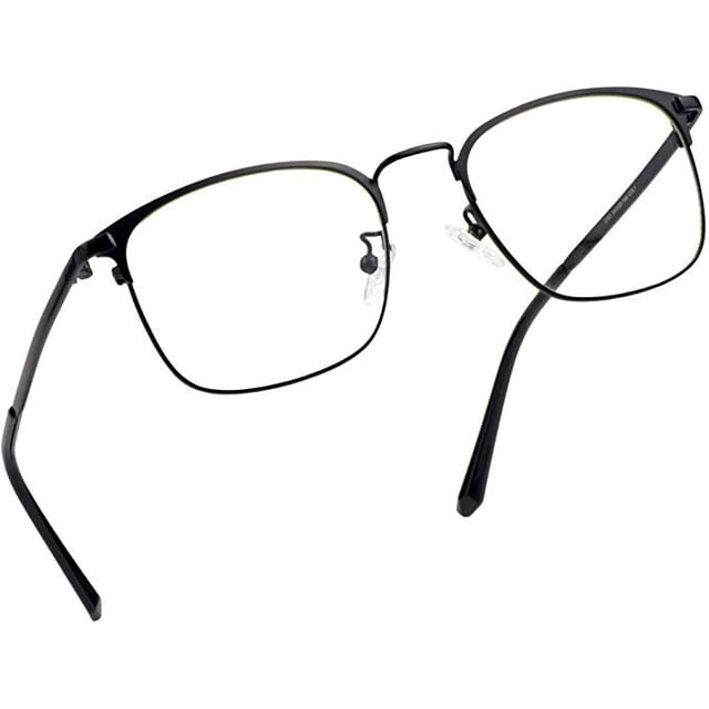 LifeArt Blue Light Blocking Computer Reading Glasses with Transparent Lens for Women/Men