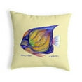 thumbnail image 2 of Blue Ring Angelfish No Cord Pillow 18x18, 2 of 2