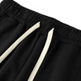 thumbnail image 5 of asjyhkr Mens Sweatpants Athletic Workout Joggers Stretchy Waist Chino Drawstring Dailywear Casual Pants with Pockets(Large,Black), 5 of 8