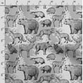 thumbnail image 3 of Soimoi Animals Printed, Japan Crepe SatinFabric, by The Yard 54 Inch Wide, Decorative Sewing Fabric for Dresses Kimonos Gowns, Light Purple, 3 of 5