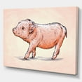 thumbnail image 3 of Design Art - Happy Pig Portrait in Brush Painting, 3 of 4