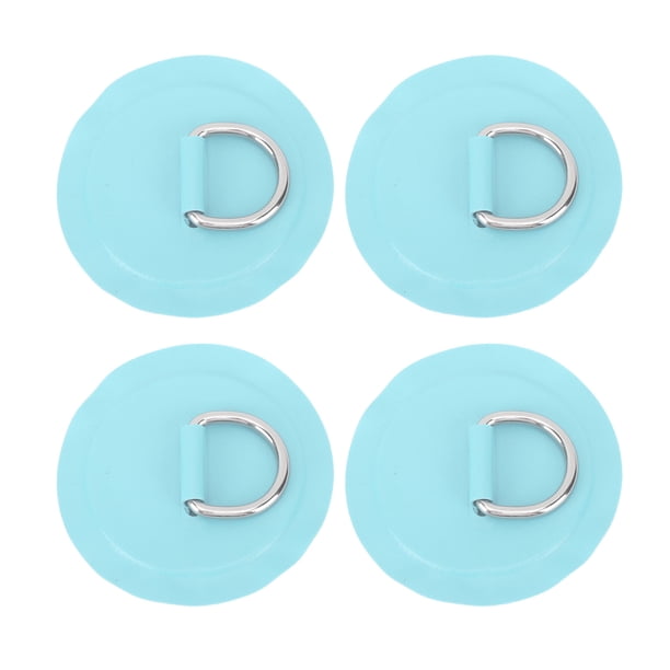 Almohadilla Redonda de Anillo en D Parche de Anillo en D Parche de PVC de Anillo en D Ligero Redondo para Tabla de Surf de Bote Stand Up Paddleboard 4pcs ANGGREK Otros