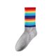 thumbnail image 2 of Calcetines para hombre y mujer con medias Medias de tendencia china Calcetines de bola azul arcoíris a rayas de NY, 2 of 5