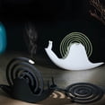 thumbnail image 2 of RABBITH Cute Snail Mosquito Coil Holder Retro Wrought Iron Metal Stand Ornament for Home Bedroom Office Decoration Mosquitoes Repellent Coil Shelf, 2 of 8