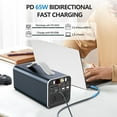 thumbnail image 6 of Fovendi Portable Power Station 300W,300Wh/81000mAh Outdoor Solar Generator for Camping with AC Outlet, Dual Way 65W PD Port,for Travel, Home Backup,RV, off-Grid, 6 of 10