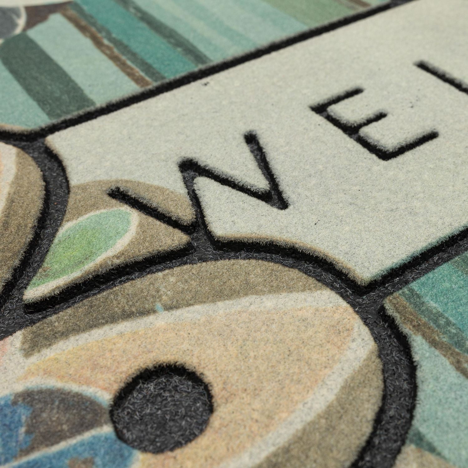 Mainstays Floral Welcome Doorscapes Doormat, 18" x 30"