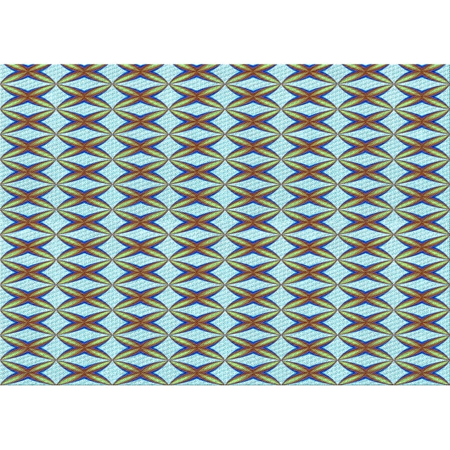 Ahgly Company Tapis Rectangulaire Lavable en Machine Intérieur Transitionnel Violet, 4 Pieds x 6 Pieds