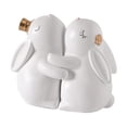 thumbnail image 3 of 2 piezas de estatuas de conejo para parejas, decoración de conejitos, manualidades, regalo de bodas, centro de mesa, escultura, moderno para, 3 of 9