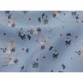 thumbnail image 4 of oneOone Viscose Jersey Fabric Dot|Floral & Stork Bird Print Fabric By Yard 60 Inch Wide, 4 of 5