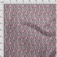 thumbnail image 4 of oneOone Georgette Viscose Dark Magenta Fabric Floral Craft Projects Decor Fabric Printed By The Yard 42 Inch Wide, 4 of 4
