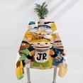 thumbnail image 5 of Jeffy SML the Rapper-theme square tablecloth has an iconic print, fits most tables, and is easy to care for perfect gifts for fans friends and family，55" x 71"（140*180cm）, 5 of 6