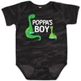 thumbnail image 3 of Inktastic Poppa's Boy Grandson Dinosaur Boys Baby Bodysuit, 3 of 5