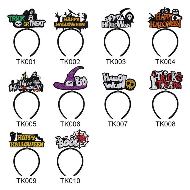 Cuadros Decorativos DIY Point Drill Halloween Head Band Halloween Party Photo Props Decor (TK006) Ndcxsfigh Nuevos Originales