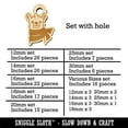 thumbnail image 2 of Llama with Scarf Wood Mini Charms Shapes DIY Craft Jewelry - With Hole - 16mm (22pcs), 2 of 7