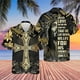 thumbnail image 2 of Camisa de verano con solapa de manga corta para hombre y mujer, con estampado floral, unisex, con el Camino, la Verdad y la Vida, Jesús, 2 of 5