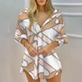 thumbnail image 1 of RWJDXD Nouvelle Robe Chemise Décontractée à Manches Longues Imprimée Printemps Été pour Femmes Cardigan à Simple Boutonnage Robe Mini Irrégulière 2022, 1 of 1