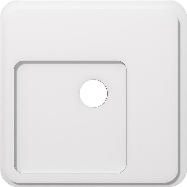Ekena Millwork CMP20LN-03000 20 Po OD x 3 Po ID Carré Lucan Architectural Grade PVC Contemporain Plafond Médaillon