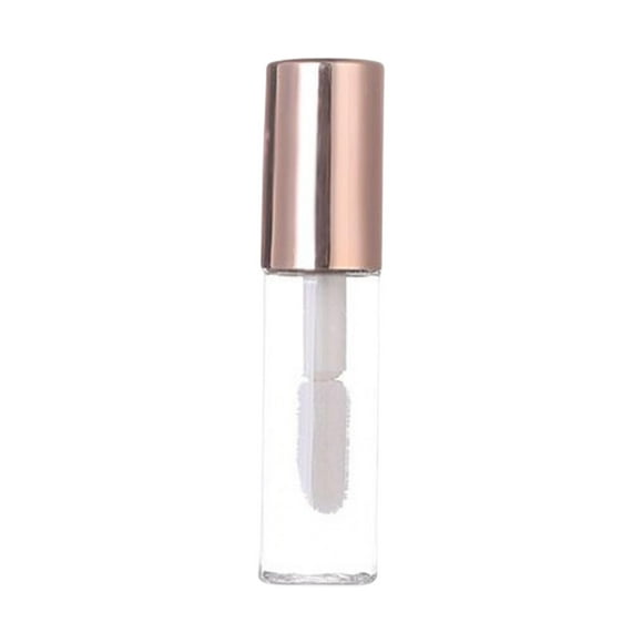 100x Contenedor de brillo Yinane tapones de inserción Recargable Claro Adorable Reutilizable Tubos de bálsamo vacíos