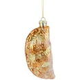 thumbnail image 2 of Northlight 5" Golden Glittered Pierogi Glass Christmas Ornament, 2 of 7