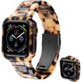 thumbnail image 1 of Correa Omter Con Parachoques Compatible Con Apple Watch 45 Mm, 44 Mm, 42 Mm, 41 Mm, 40 Mm, 38 Mm, Correa De Resina De Moda Para Mujeres Y Hombres, Compatible Con Iwatch Series 7 Se/6/5/4 Series 3/2/1, 1 of 5
