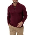 thumbnail image 3 of KISSMODA Men's Knit Textured Sweater with Rib Cuffs Business Casual Slim Fit Pullover Tops 2025 Warm Clothes S-2XL, 3 of 4