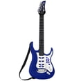 thumbnail image 4 of Walmart Exclusive Best Choice Products Kids Electric Guitar Toy w/ 6 Demo Songs, Microphone, Amp - Walmart Blue, 4 of 7