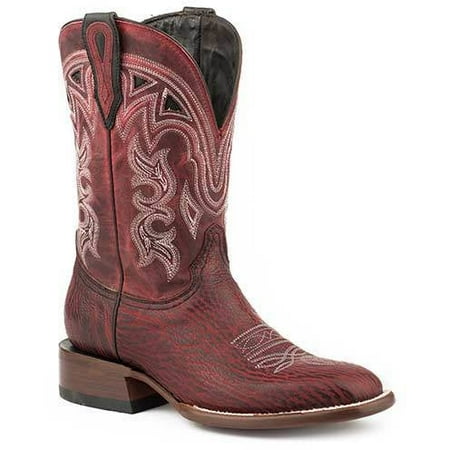 

Women s Stetson Meadow Cherry Shark Exotic Boots Handcrafted JBS Collection Red