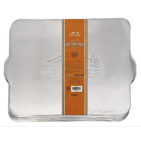 Traeger Pellet Grills Aluminum Drip Tray Liners (5-Pack) – Pro 575 (Pro22)