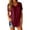 P695 Red, variant on Tfken Tshirts For Women Short Sleeve Summer V-Neck Tees Tops Baggy Casual T-Shirts Ladies Comfy Clothes Outerwear Size Xxxl Green