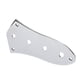 thumbnail image 4 of Placa de control para bajo de jazz cromado Yuyangstore licencia de Control de material acero de 4 Orificios para Piezas de Guitarra Accesorios, 4 of 6