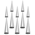 thumbnail image 2 of 10Pcs Stainless Steel Pastry Cream Horn Molds Conical Tube Cone Baking Tools, 2 of 8