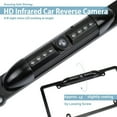 CAM108 Backup Camera License Plate HD Night Vision Rear View 170° Angle Waterproof Compatible