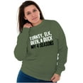 thumbnail image 4 of Funny Hunting 4 Seasons Deer Elk Fowl Sweatshirt for Men or Women Brisco Brands M, 4 of 6