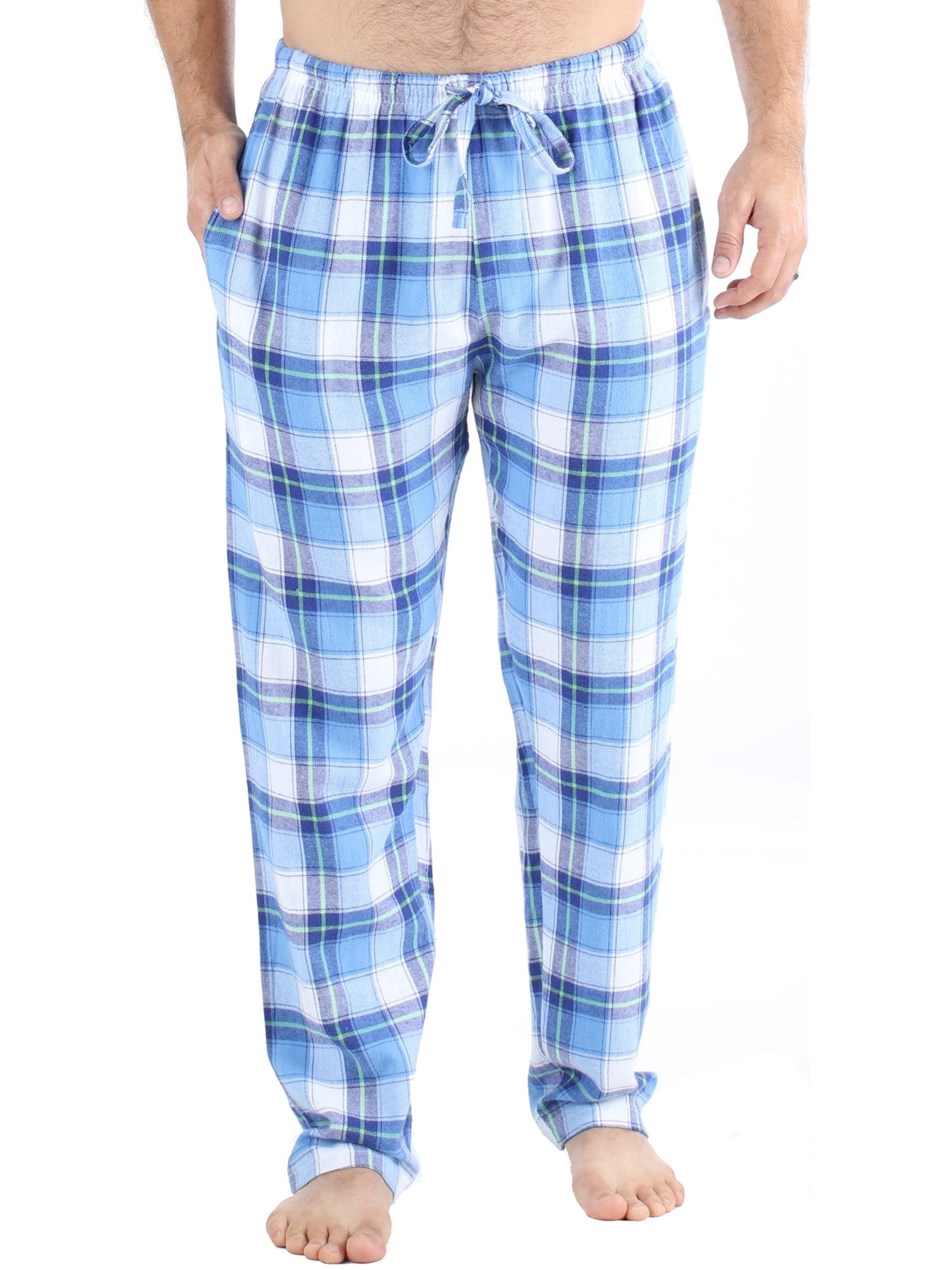 Nicelly Mens Warm Autumn 2 Piece Set Stripes Printed Pajama Lounge Set