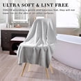 thumbnail image 6 of Bath Towels Set of 2-27 x 54 Inches Plush Bathroom Towels, Ultra Soft & Lightweight Towels for Bathroom, Luxury Towels Multipurpose Use for Fitness, Spa, Sports Towel, Yoga, (2pack, Light Grey), 6 of 9
