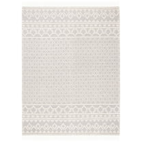 SAFAVIEH Natura Jermaine Southwestern Area Rug, Ivory/Grey, 8' x 10'