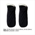 thumbnail image 6 of Thick Warm Slipper Socks for Women with Grippers Non Slip - Men Women House Socks Fleece Floor Socks, 1 Pair, 6 of 6