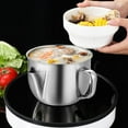 thumbnail image 3 of 304 Stainless Steel Oil-Water Separator for Kitchen, Quickly Separates Meat Juice and Oil, Multi-Purpose Design for Cooking, 3 of 9