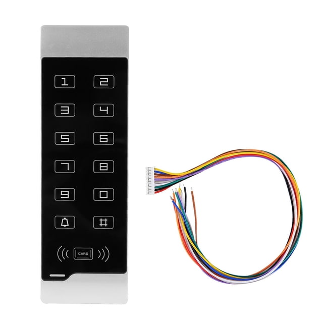 Lector de tarjetas de control de acceso con teclado y contraseña de pantalla táctil 116 a prueba de agua