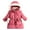 45# Watermelon Red, variant on oqasdz Girls Coats Quilted Long Padded Lined Thicken Fall Winter Coat for Small Girls Fashionable Warm Top Coat Outwear