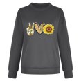 thumbnail image 3 of Pompotops Sweat-Shirt à Manches Longues Imprimé Décontracté pour Femmes, 3 of 6