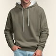 thumbnail image 2 of Vedolay Mens Hoodies 2023 Loose Long-Sleeved Sweater Blouse Dark Gray,M, 2 of 4