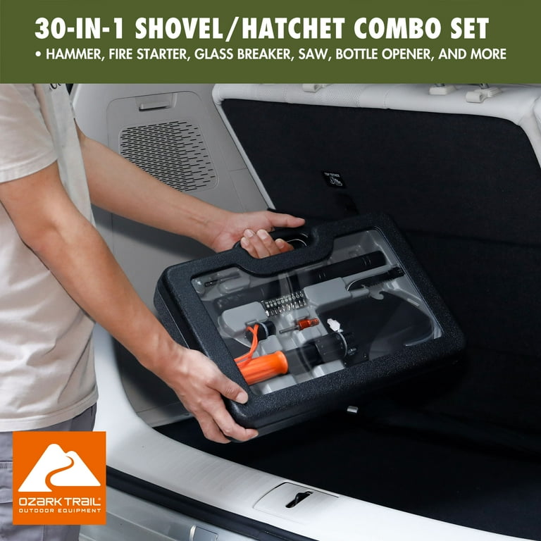 Free Shipping! Ozark Trail 15.35 inch 30-in-1 Survival Kit Folding